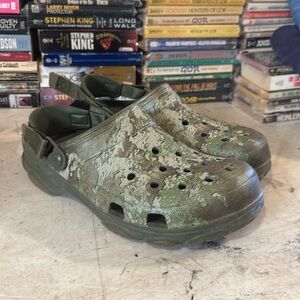 Crocs All Terrain TrueTimber Strata Comfort Slip On Shoes Camo Men's 11 Women 13